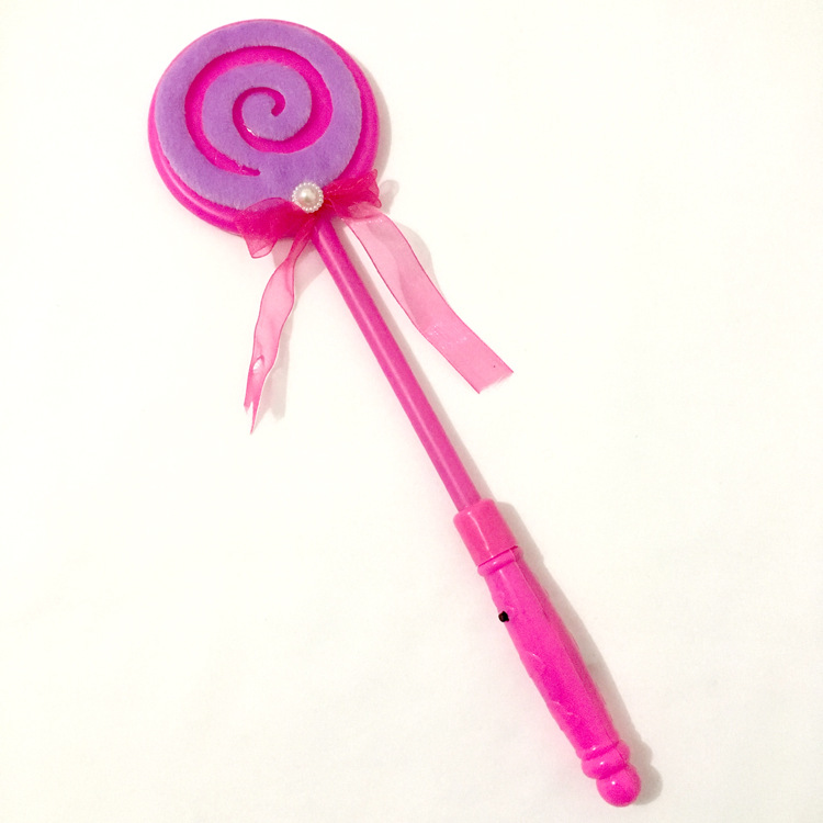 Customized LED Variable Frequency Light Lollipop Magic Rod Beauty Lollipop Flashing Party Stick Led Light Wand