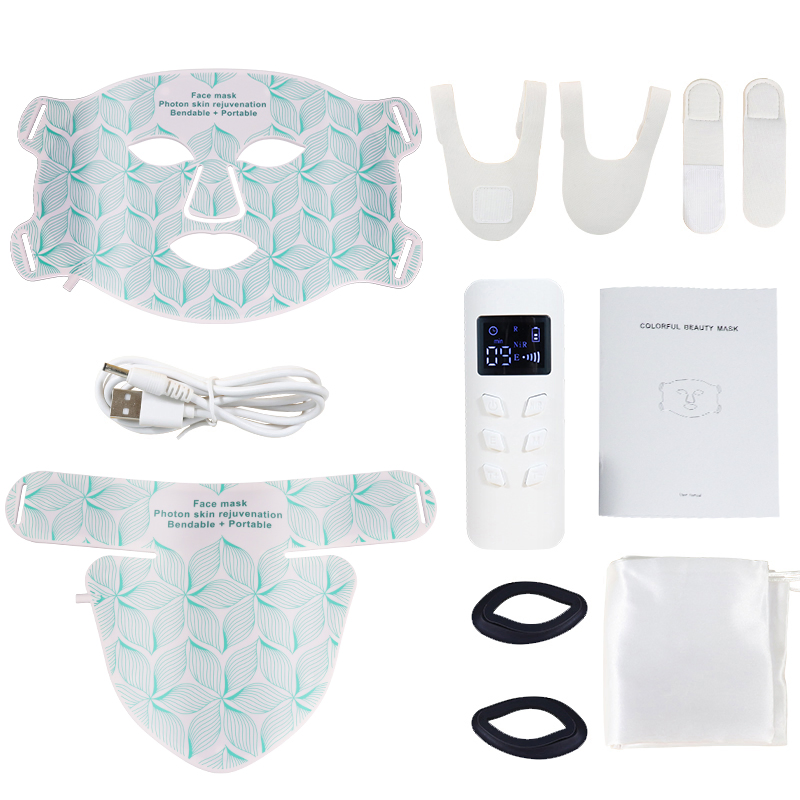 OEM Advanced Face Care LED Mask Skin Therapy Colorful LED Beauty Mask