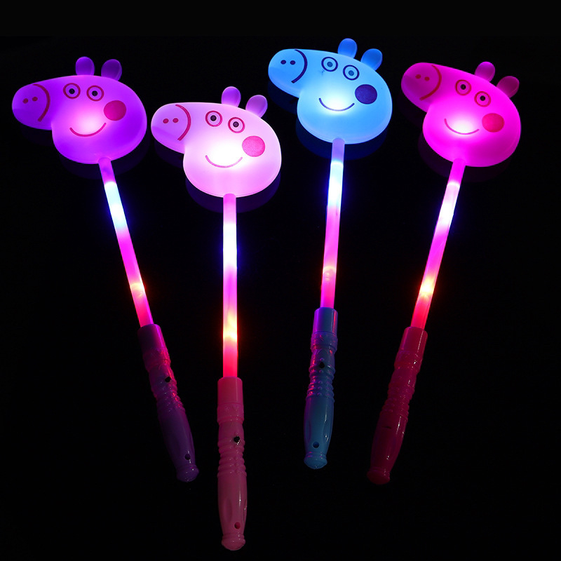 Customized LED Variable Frequency Lollipop Magic Rod Beauty Flashing Party Stick Light Wand Adult New Year Diwali Ramadan Indoor