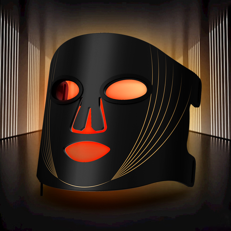 Yanxer LED Beauty Device Home Ems Red Light Therapy Face Mask 4 Colors Anti Wrinkle Skin Rejuvenation Facial Mask