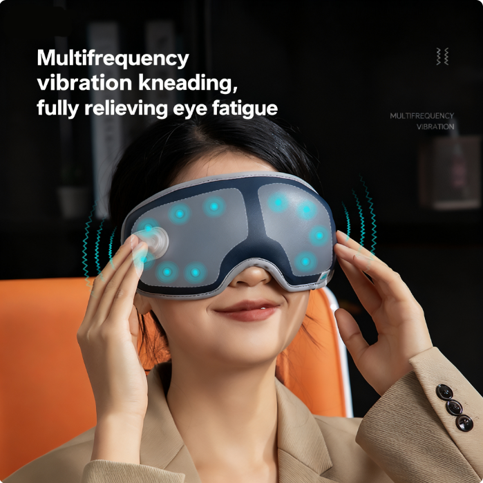 Factory Direct Eye Massager with Heat Air Pressure Eye Massager 7 Massage Modes for Eye Fatigue and Relax Therapy