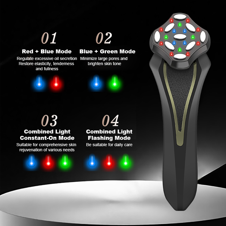 Multifunctional Beauty Light and Massage Device with Multiple Modes, for Home and Commercial Use, Face Slimming