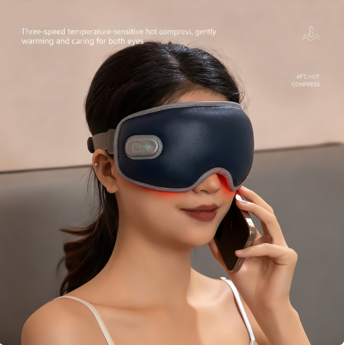 Factory Direct Eye Massager with Heat Air Pressure Eye Massager 7 Massage Modes for Eye Fatigue and Relax Therapy