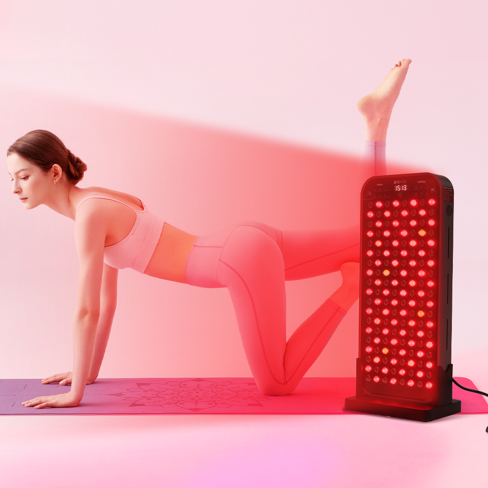 BioMol Smart Voice Control LED Red Light Therapy Device 660nm 850nm Home Use Beauty Machine