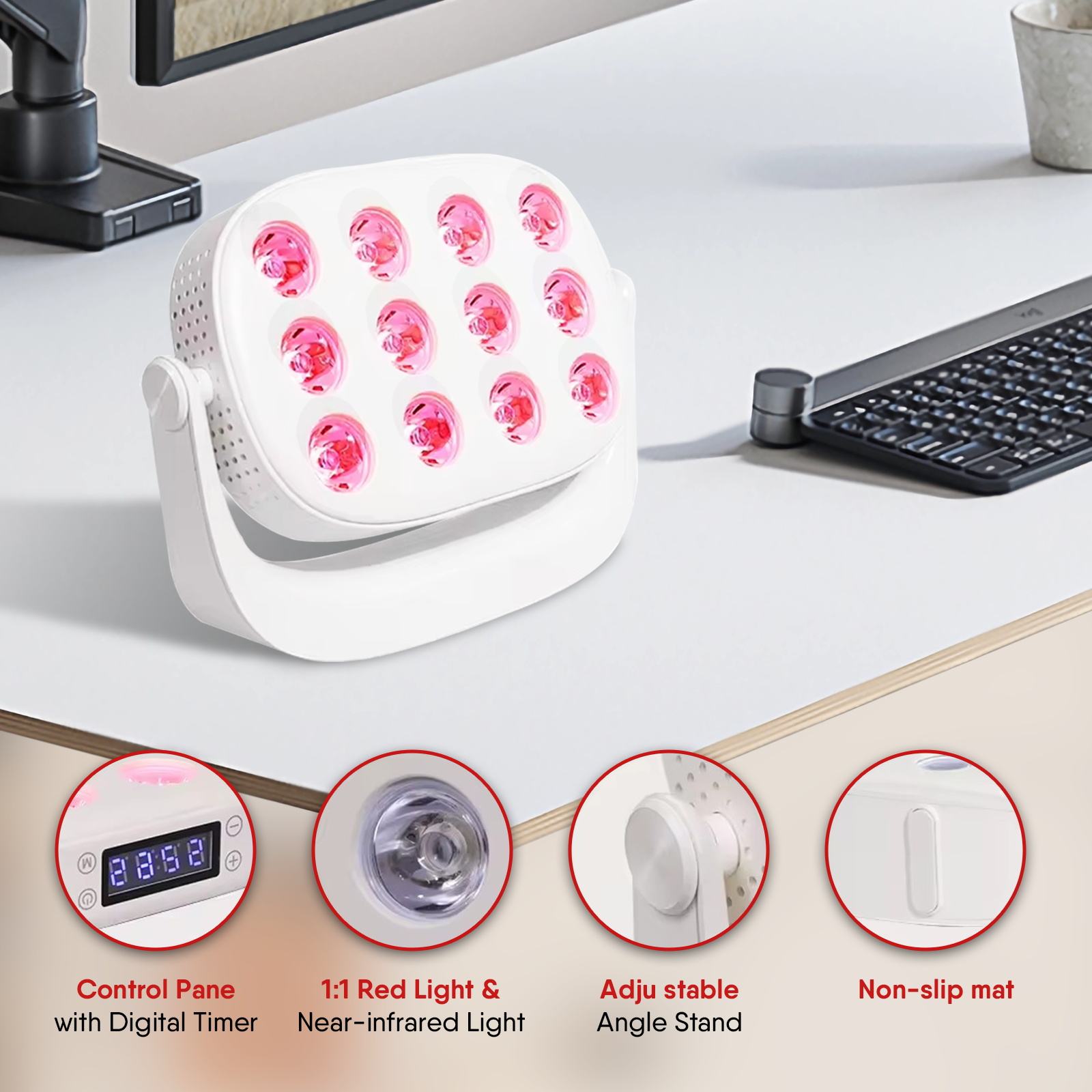 Photon Rejuvenation Beauty Device Full Body LED Red Light Therapy Spectrometer Skin Beauty Instruments Portable Skincare Devices