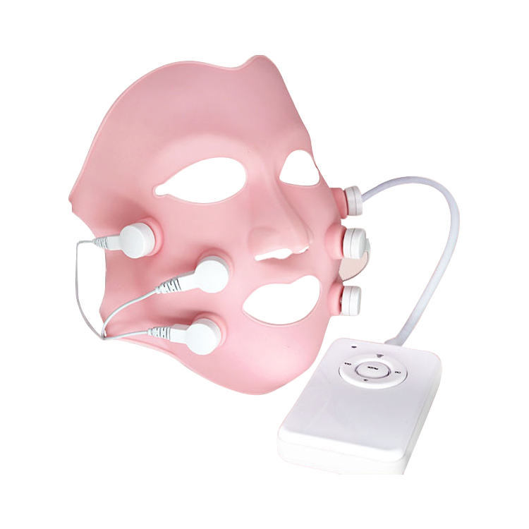 New Product Red LED Vibration Mask Facial Beauty Mask for Face Whitening Anti-Wrinkle Firm Skin Fade Dark Circles Skin Bouncing