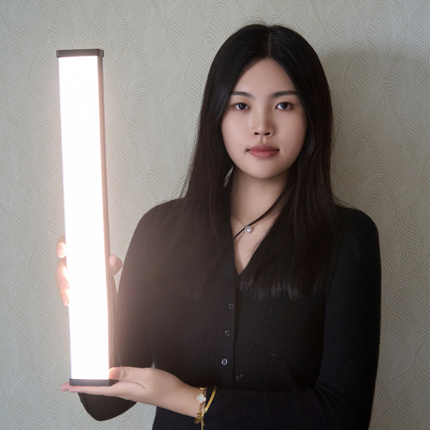 40W Bi-Color LED Wand Stick Light Portable Remote Control Aluminum Alloy for Makeup Artists Portrait Photography Beauty Salons
