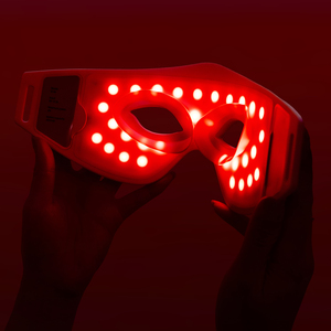 Medical Grade Hand Held Red Infrared LED Eye Mask 630nm 850nm Waterproof USB Rechargeable for Eye Rejuvenation