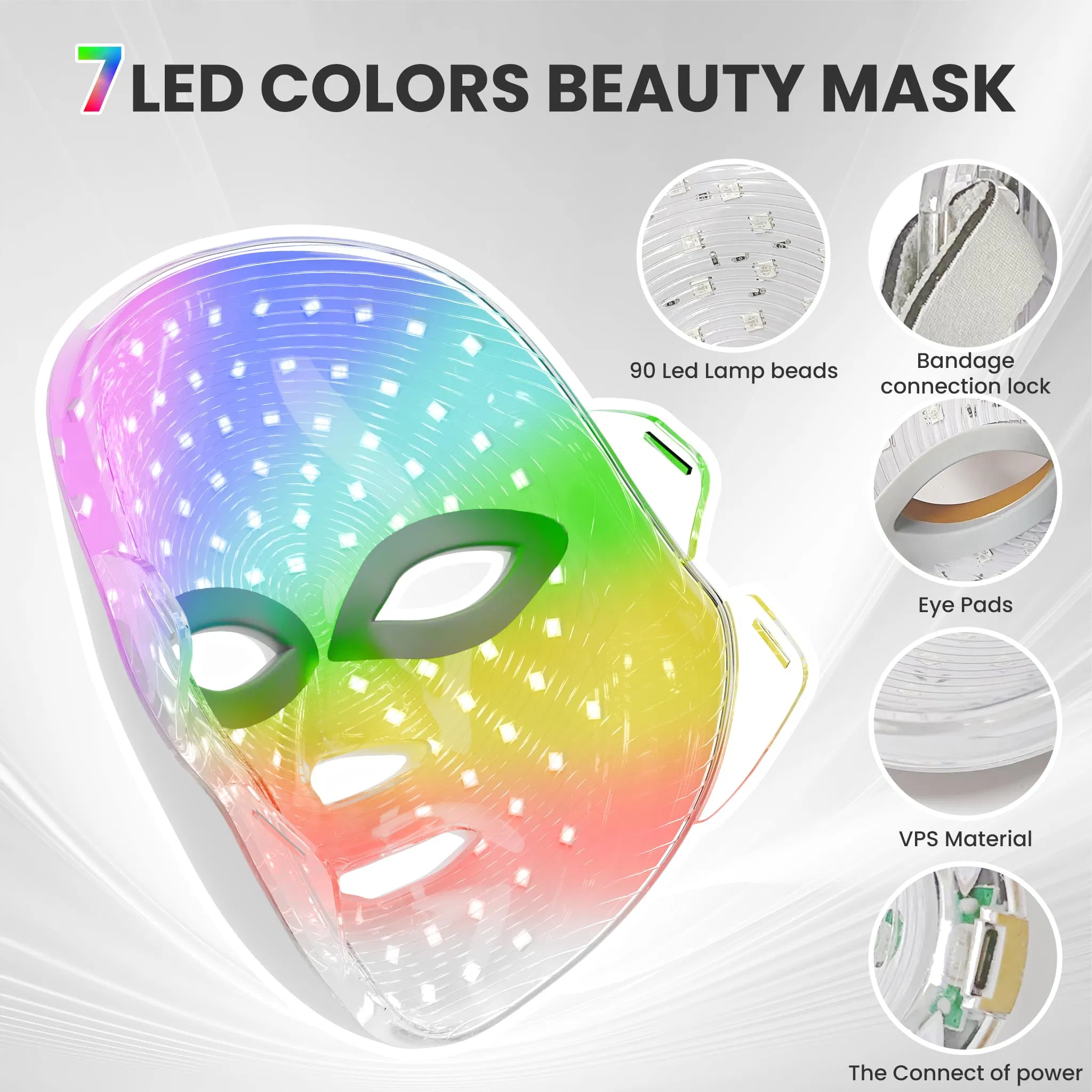 LED Therapy Light Face Mask for Acne and Brightening Effects