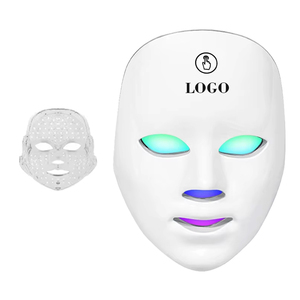 2026 Portable Red Therapy Device Beauty Led Facial Massage Mask Cordless Rechargeable Battery 7 Colors Facial Skin Care Mask