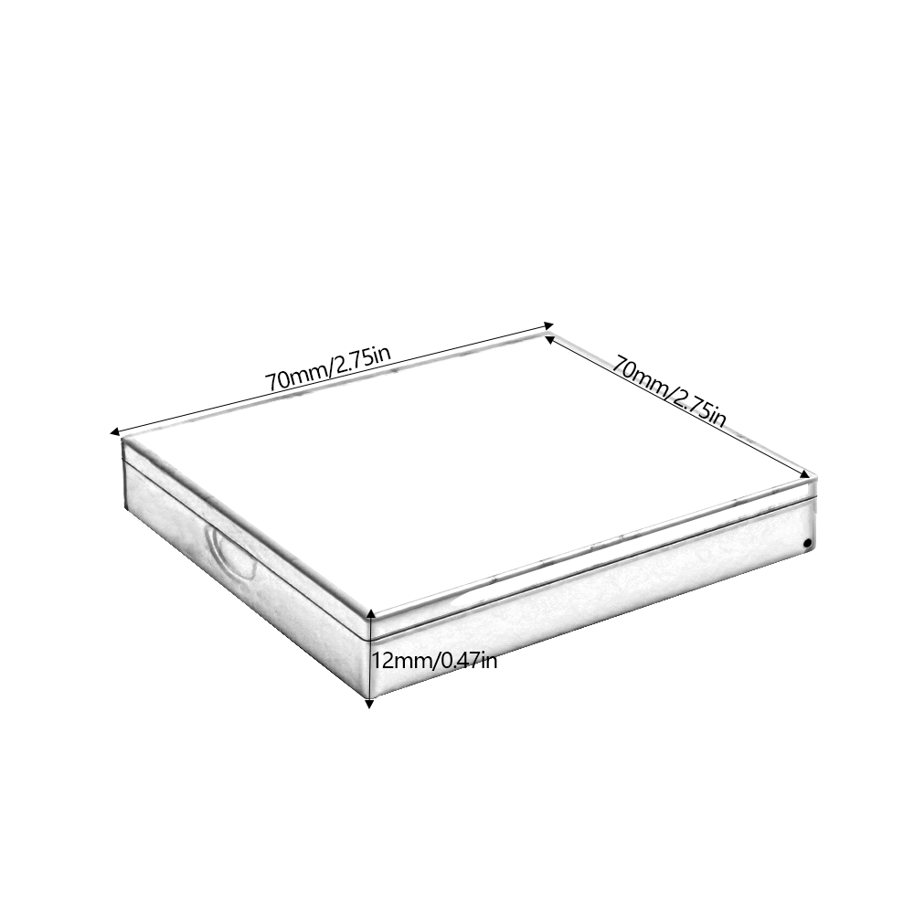 Private Label Folding LED Double-sided Mirror Portable Magnifying Vanity Light LED Compact Makeup Mirror with Led Light