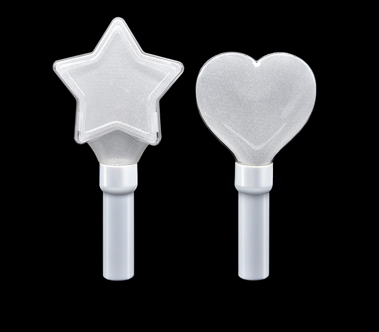 Wholesale Customizable Assorted Colors Flashing Led Light up Wand Magic Star Wand Heart Shape Glow Sticks Light-up Wand