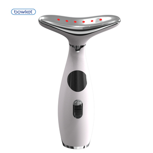 BOWKET LED V Shape Multifunction Facial Massager Handheld Ems Beauty Neck Lift for Face and Neck Personal Care