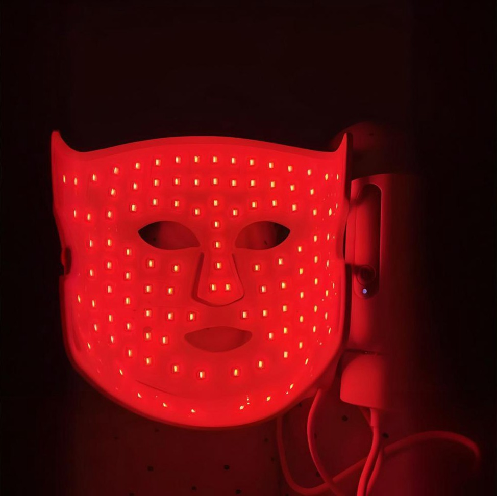 Flexible Red Light LED Mask Facial Mask LED Light Therapy Skin Care LED Face Therapy Silicone Mask