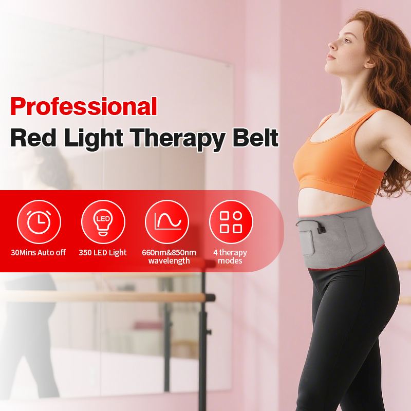 Red Light Therapy Belt Lamp Led Wearable Devices Muscle Portable Magic Device Foweway Photorejuvenation Machine