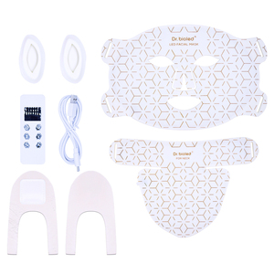 Home Use Skin Care 4 Colors Silicone Red Light Therapy 240pcs 460 590 630 850nm White Photon Infrared Light LED Facial Mask