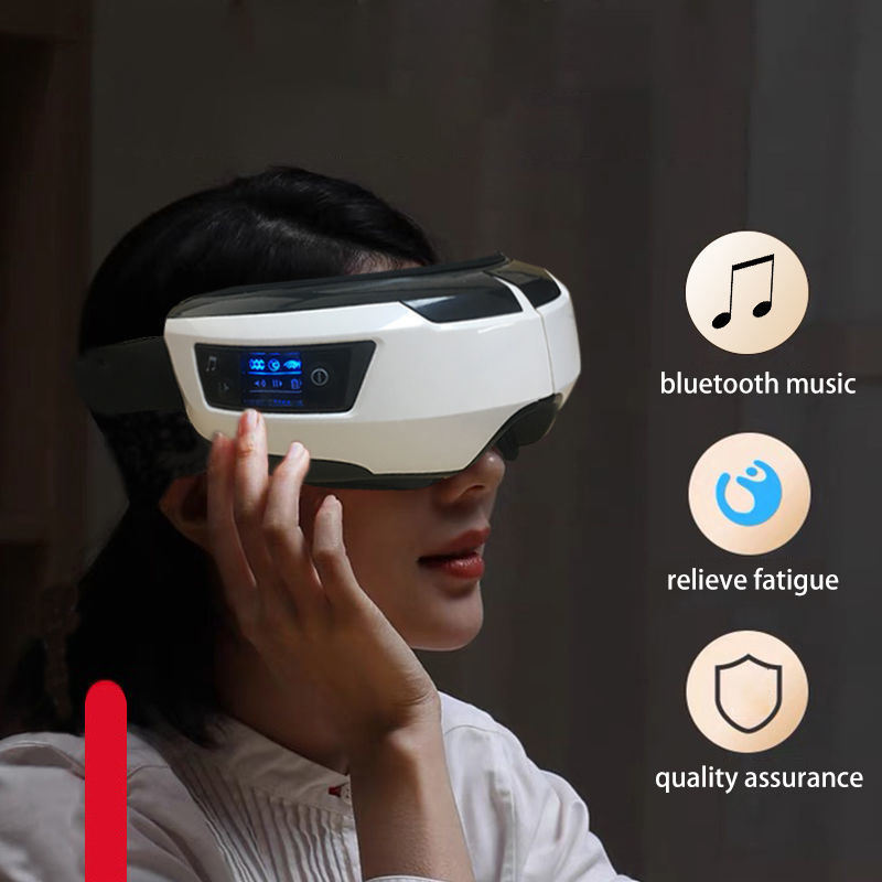 Bluetooth Music Electric Kneading Eye Mask Massage Tool Smart Electric Eye Massager With Heat Compression
