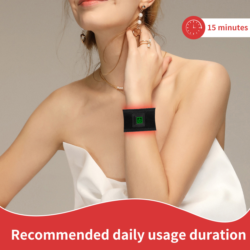 Portable Wireless Beauty PDT Led Light Therapy 660 850 850nm Red Light Therapy Wrist Wrap