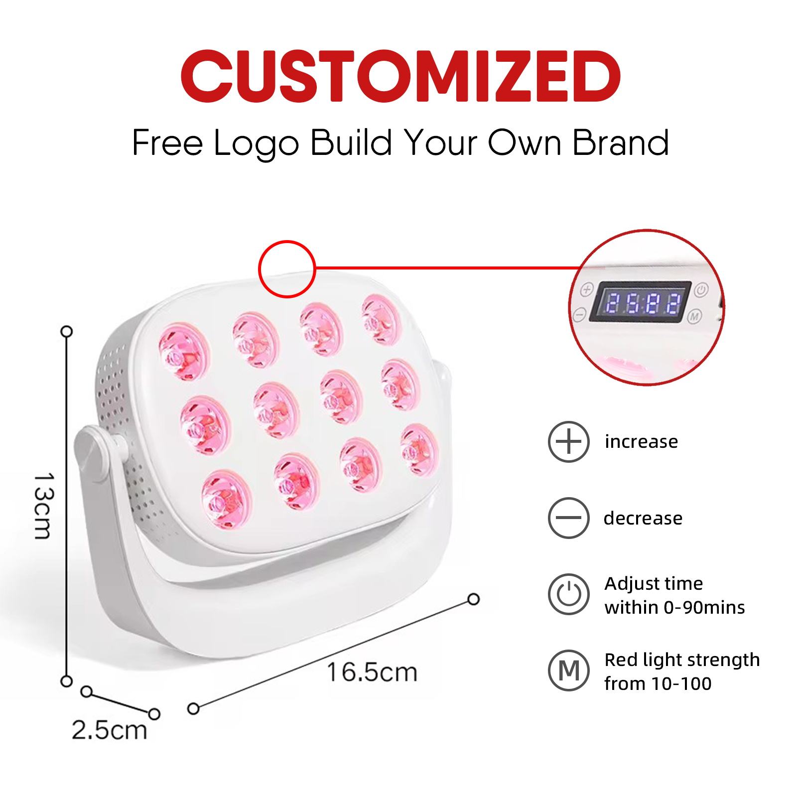 Photon Rejuvenation Beauty Device Full Body LED Red Light Therapy Spectrometer Skin Beauty Instruments Portable Skincare Devices