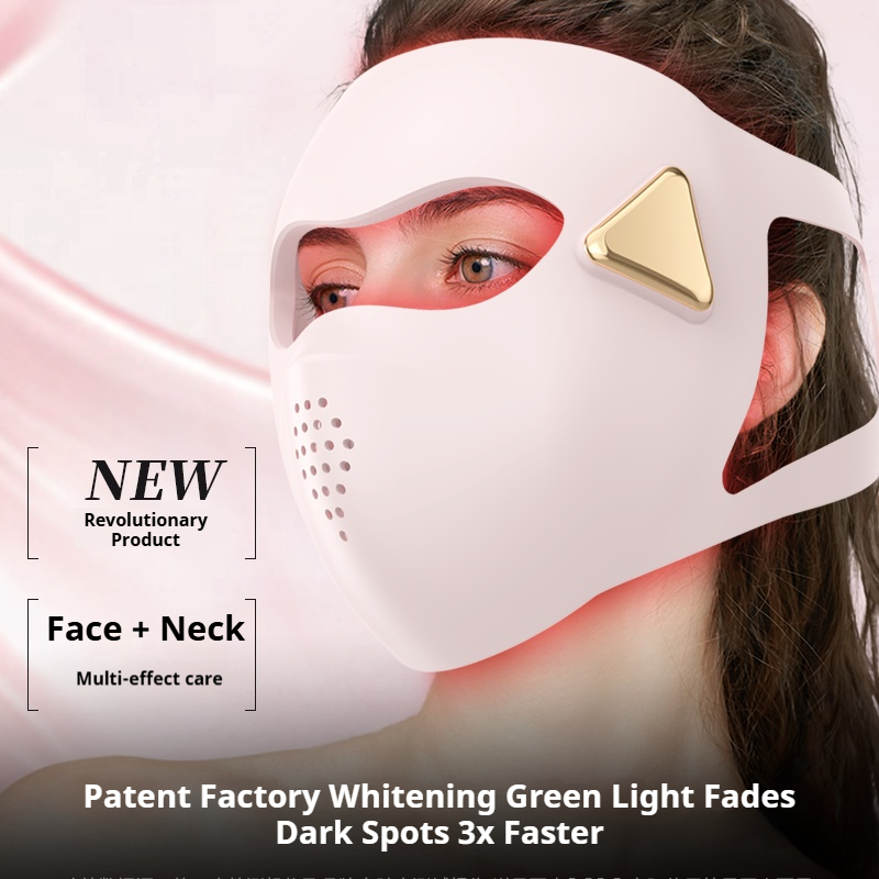 Yanxer OEM Professional 510K CE ROHS 850nm 630nm Blue Yellow Infrared Red Light LED Photo Therapy Face Mask Beauty Device