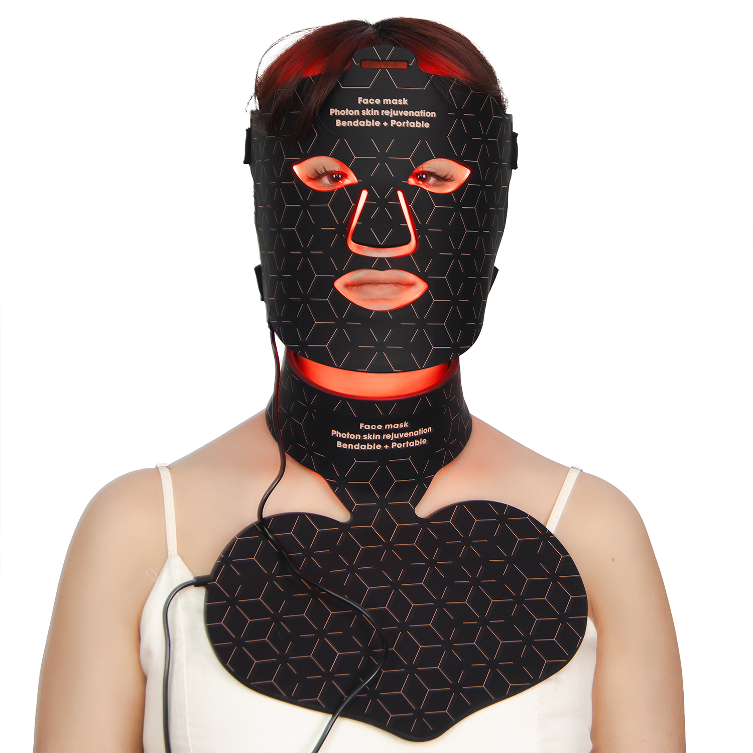 High-quality Silicone Mask Skincare Led Light Therapy Beauty Devices Red Light Therapy Mask With Blue Light For Acne&amp;wrinkles