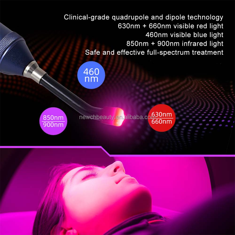 Handheld Wand Rechargeable Light Beauty Therapy Device for Face Body Home Skin Care Anti-aging Pain Relief Physical Therapy Pen