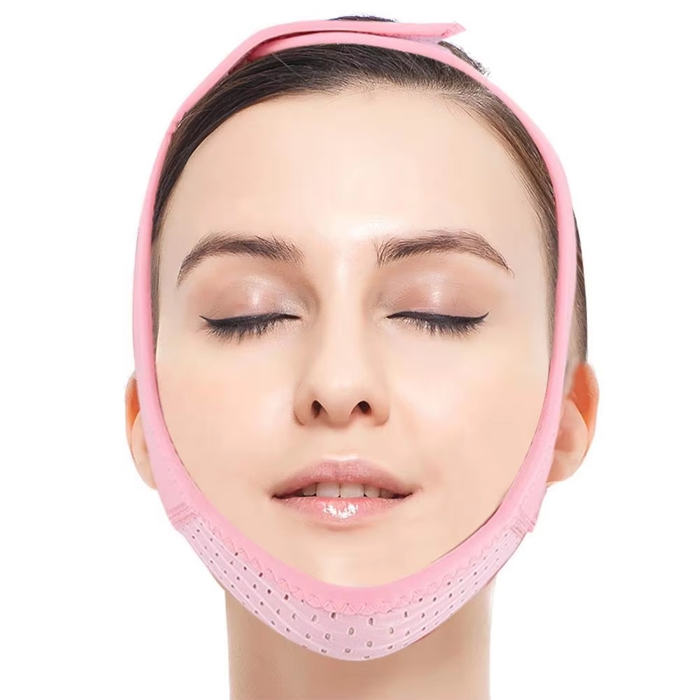 Rechargeable Heat Therapy Tool for Skin Smoothing and Brightening 3-Color LED Light Facial &amp; Neck Massager Face Strip