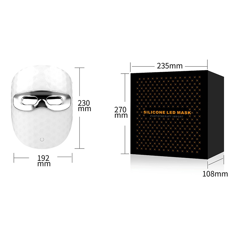 ABS 90Pcs LED Face Mask Facial Light Therapy 850nm And 630nm Infrared Mask Led Facial Masks Red Light Mask For Home Use