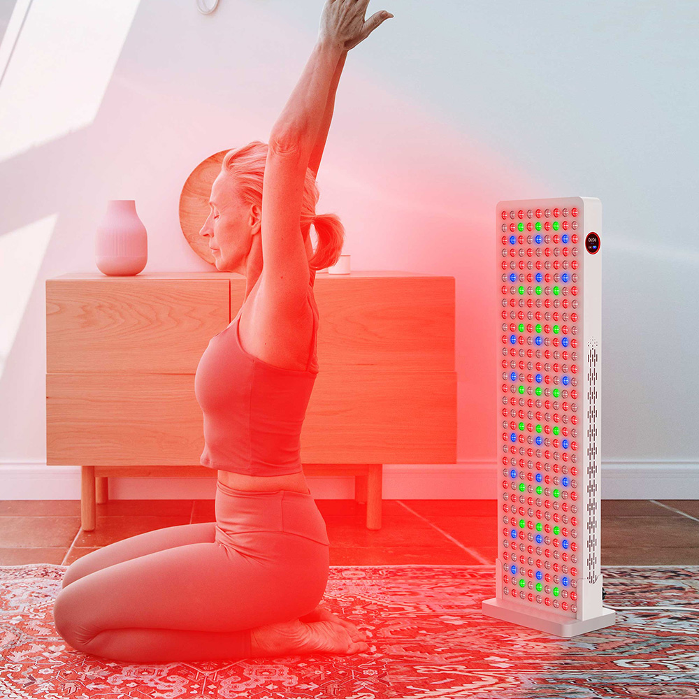 OEM ODM Wavelength Pulse Private Clinic Infrared LED Red Light Therapy Panel Docking Full Body Sauna Red Therapy Bed