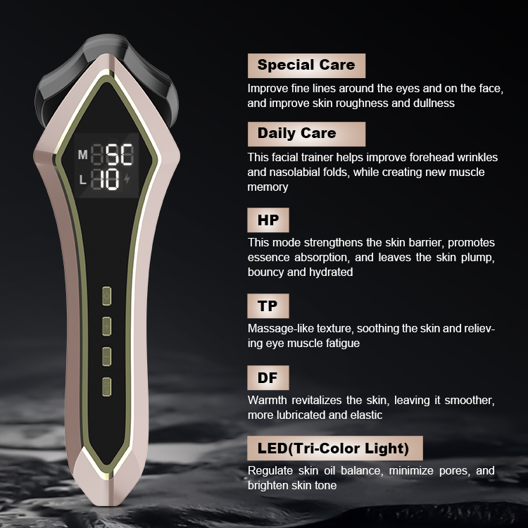 Multifunctional Beauty Light and Massage Device with Multiple Modes, for Home and Commercial Use, Face Slimming