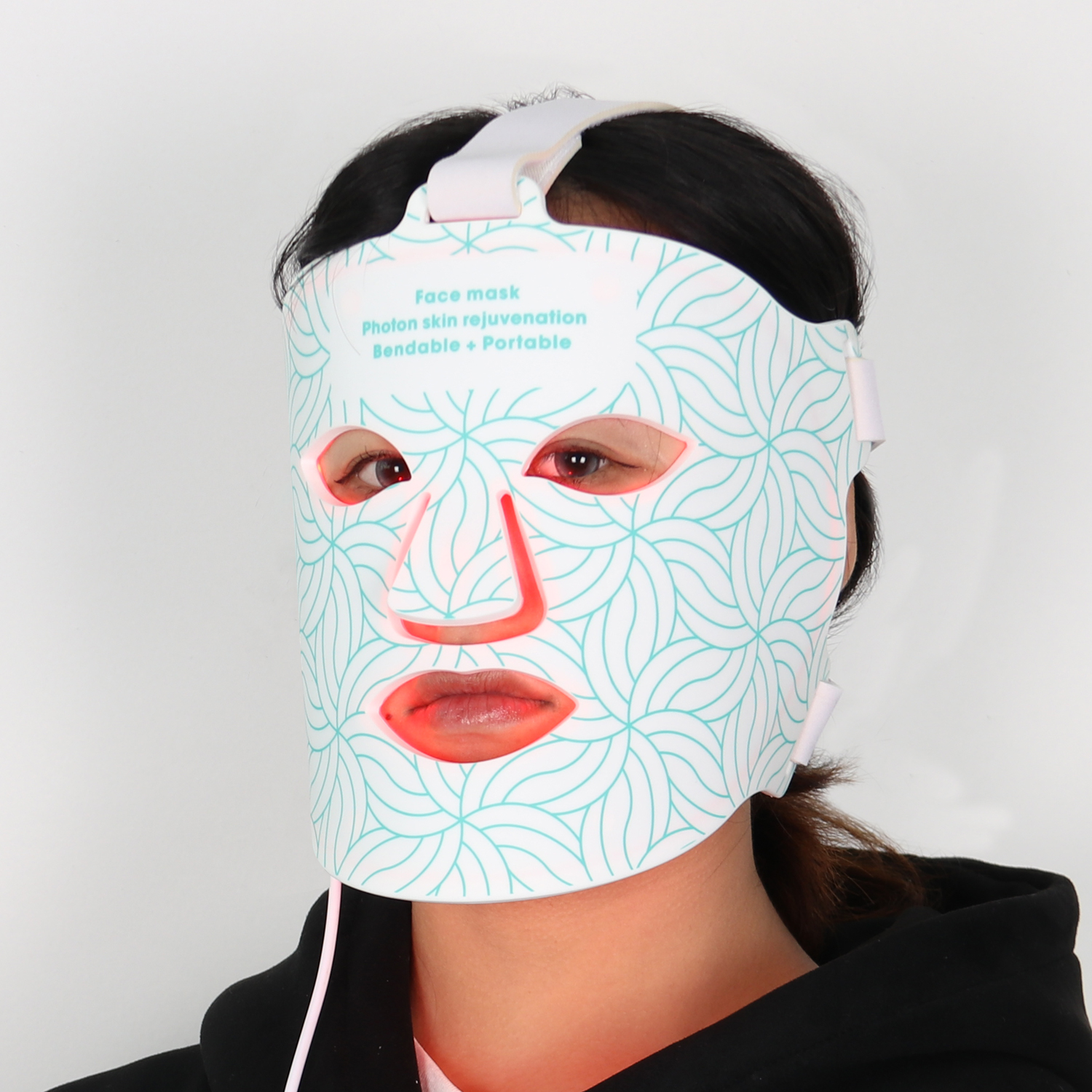 Led Mask 460nm 590nm 630nm 850nmRed Light Therapy Four Chips Red Light Face Mask