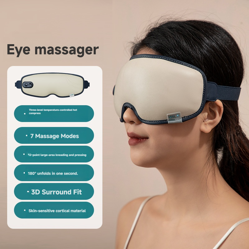 Factory Direct Eye Massager with Heat Air Pressure Eye Massager 7 Massage Modes for Eye Fatigue and Relax Therapy