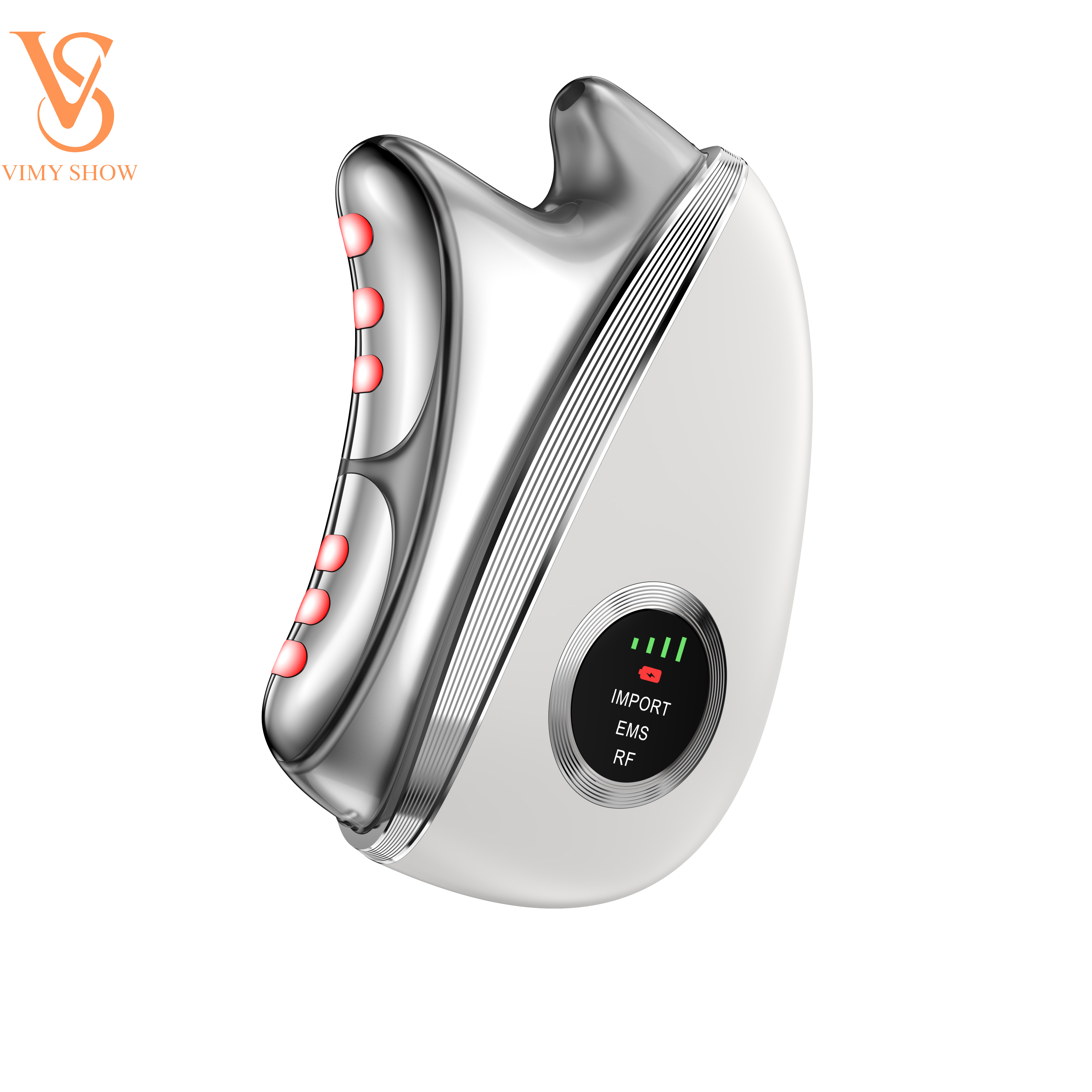 OEM ODM Electric Gua Sha Facial Tool Microcurrent Neck Face Massager LED Gua Sha Facial Scraping Instrument for Skin Tightening
