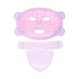 Good Quality Medical Grade Red Light Facial Mask 4 Color Near Infrared Light Therapy White Silicone Led Face Mask With Neck