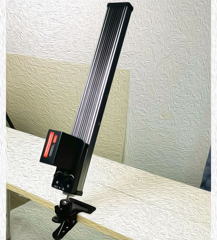 40W Bi-Color LED Wand Stick Light Portable Remote Control Aluminum Alloy for Makeup Artists Portrait Photography Beauty Salons