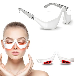 2025 New Version 2-in-1 Eyes Bag Remover Eyelift Under Eye EMS Red Nir Light Therapy Massager Device
