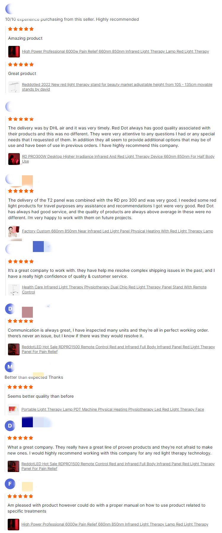 Customer Feedback