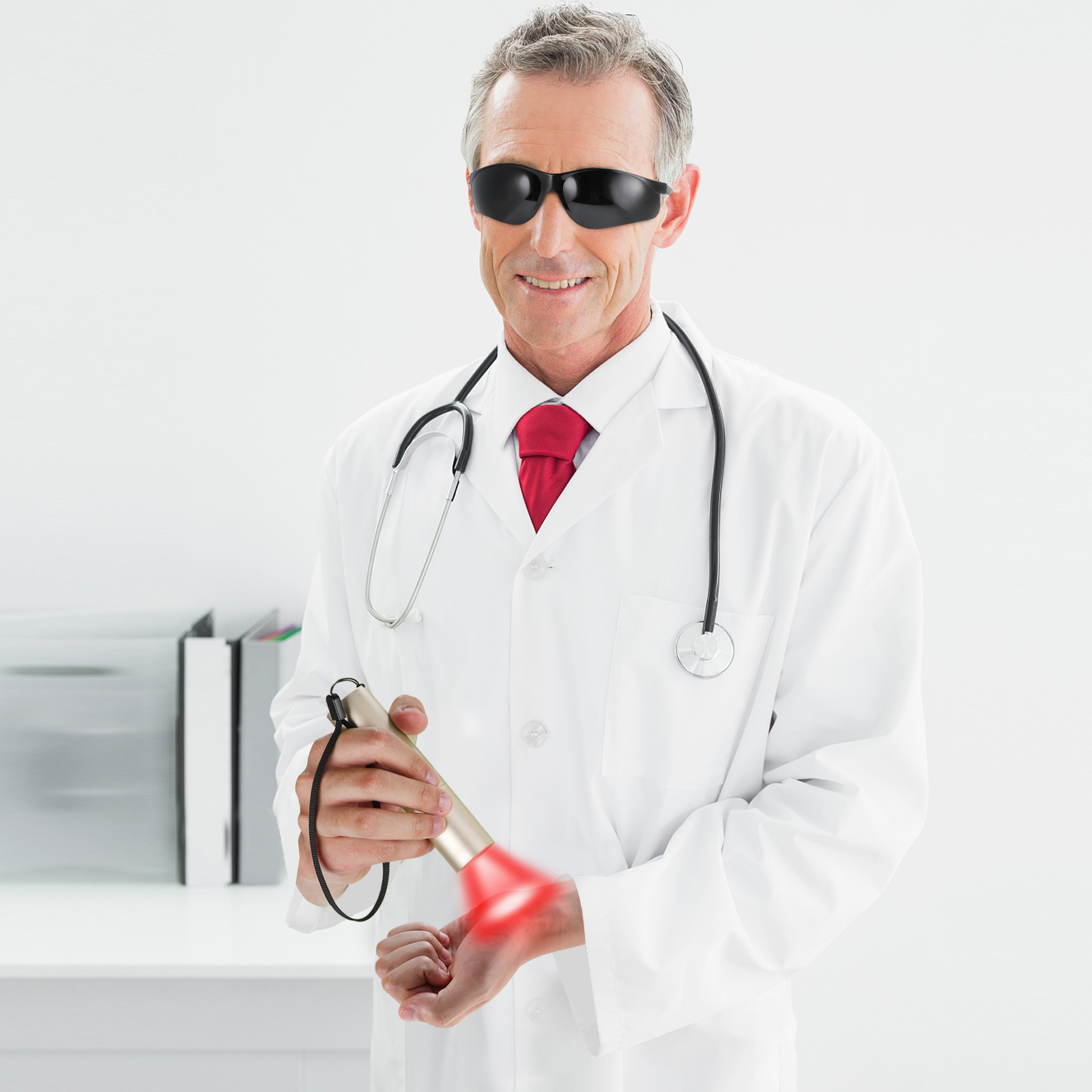 Kinreen Private logo Red Light Therapy Device 470nm 630nm 850nm 940nm Nanometer Portable Therapy Led Rechargeable