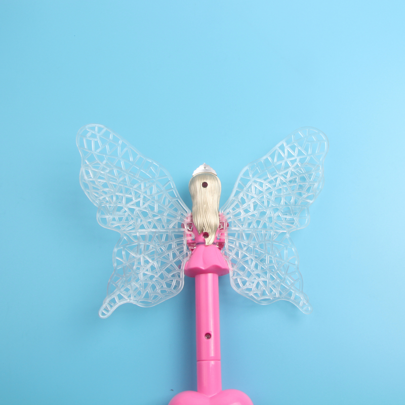 LED Hollowing Out Butterfly Wand, Fairy Wand, Magic Wands Princess Wand Blink Wand LED Light Wand Rotating LED Ball