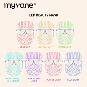 Hot Selling 7 Color LED Light Therapy Portable Photon Facial Mask-Device for Skin Rejuvenation Anti Wrinkle