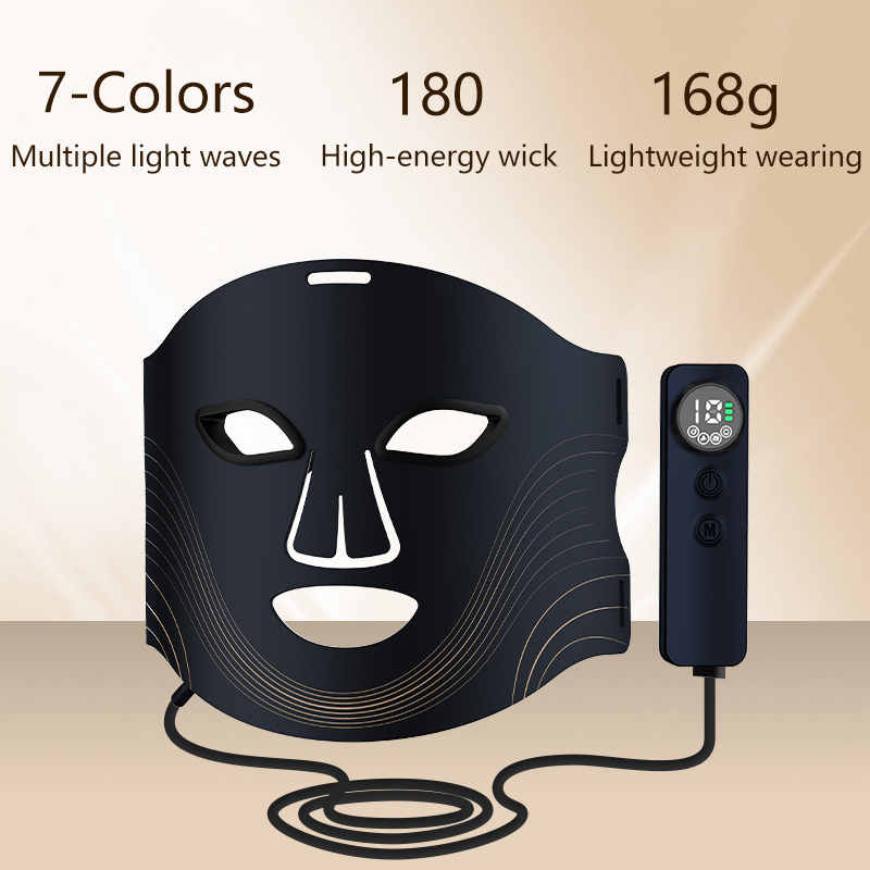 Comfort 7colors USB Type-C Rechargeable Facial Beauty Mask LED Face Mask