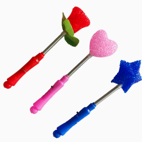 Customized LED Variable Frequency Light Lollipop Magic Rod Beauty Lollipop Flashing Party Stick Led Light Wand for Kids Toy Gift