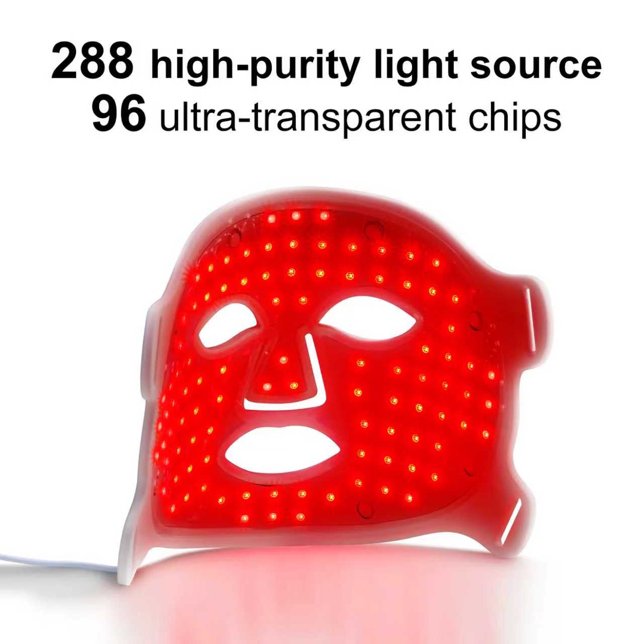 New 7 Wavelengths 8 Modes Led Red Masks Light Therapy Facial Beauty Infrared Light Therapy Mask Led Face Mask