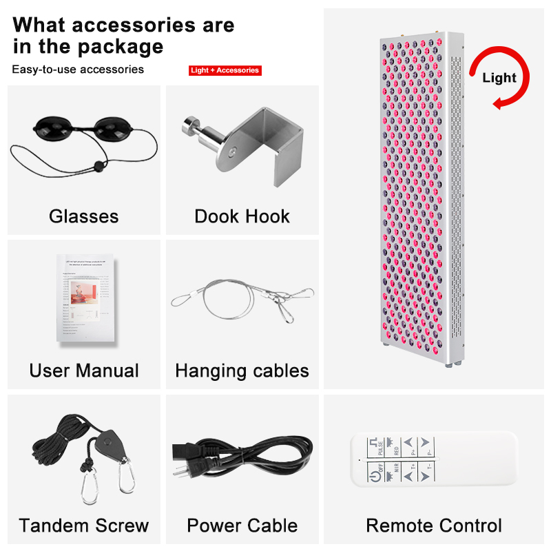 OEM/ODM 7 Wavelengths Salon Sauna Use Full Body Face Beauty Infrared Device PDT Machine Led Red Light Therapy Panel