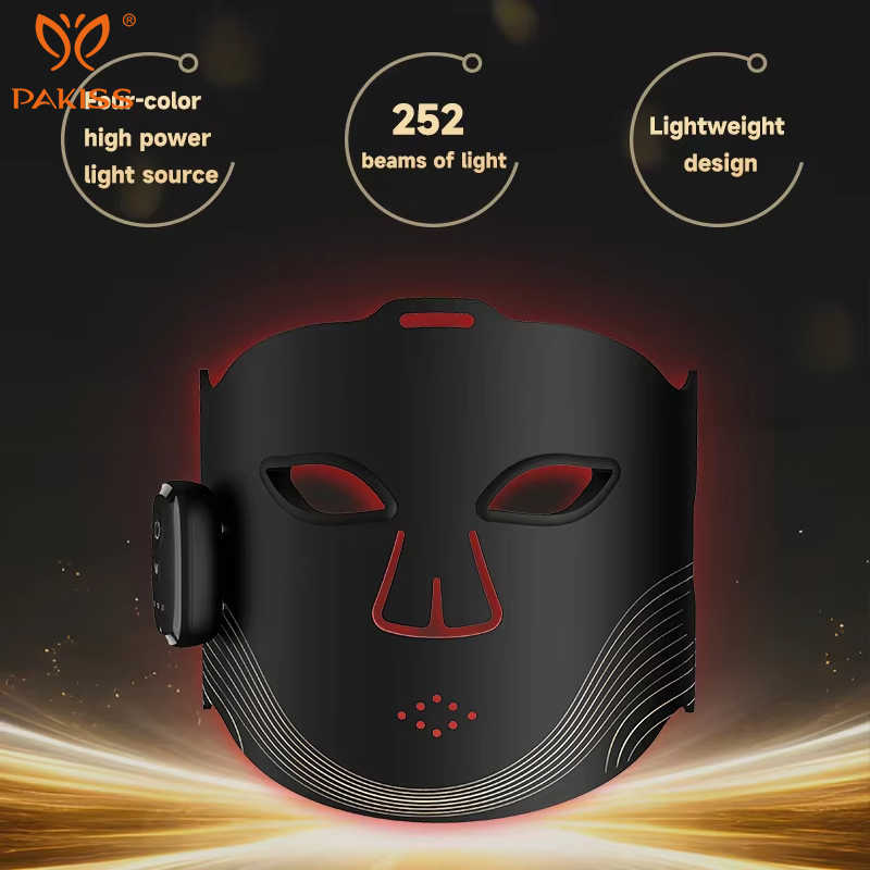 Pakiss LED Face Mask Professional for Anti-Aging Wrinkle Reduction Acne Treatment