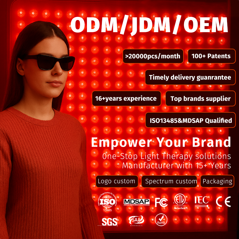 1500W Red Light Therapy Panel Red Light Therapy Device 630nm 660nm 850nm Infrared With Remote Control Touchscreen Red Light
