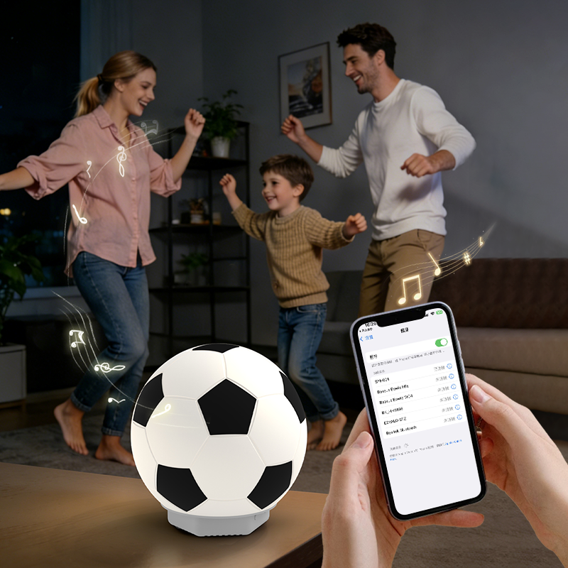 Smart Led Decorative Lighting Type-c Rechargeable White Noise Machine Wireless Touch Night Lamps For Kids Room