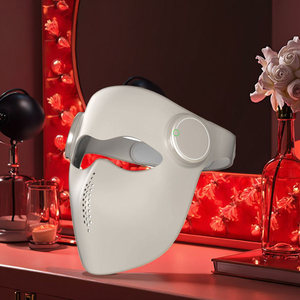 Face Treatment Silicone Red Light Led Mask for Effective Skin Care Red Infrared Light Type Home Use with ZA Plug Acne Treatment