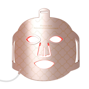 Factory 7 Color IR Silicon Infrared Red Light Therapy Facial Treatment Device PDT Led Face Mask Red Light Therapy Led Light Face