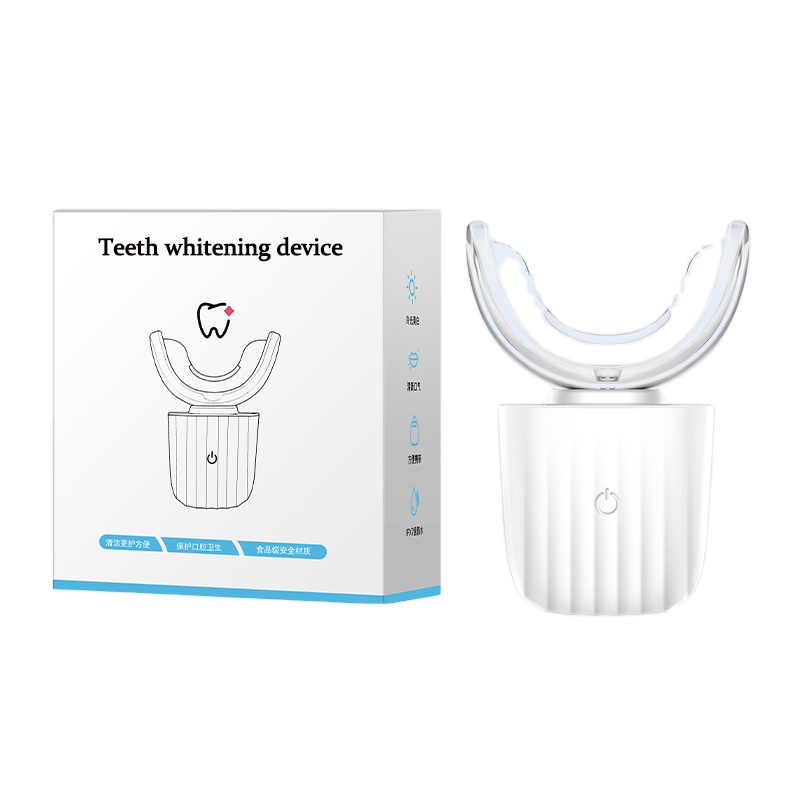 Portable Electric LED Ultraviolet Teeth Whitening Cold Light Device for Household Use Dental Cleaning Oral Hygiene Beauty